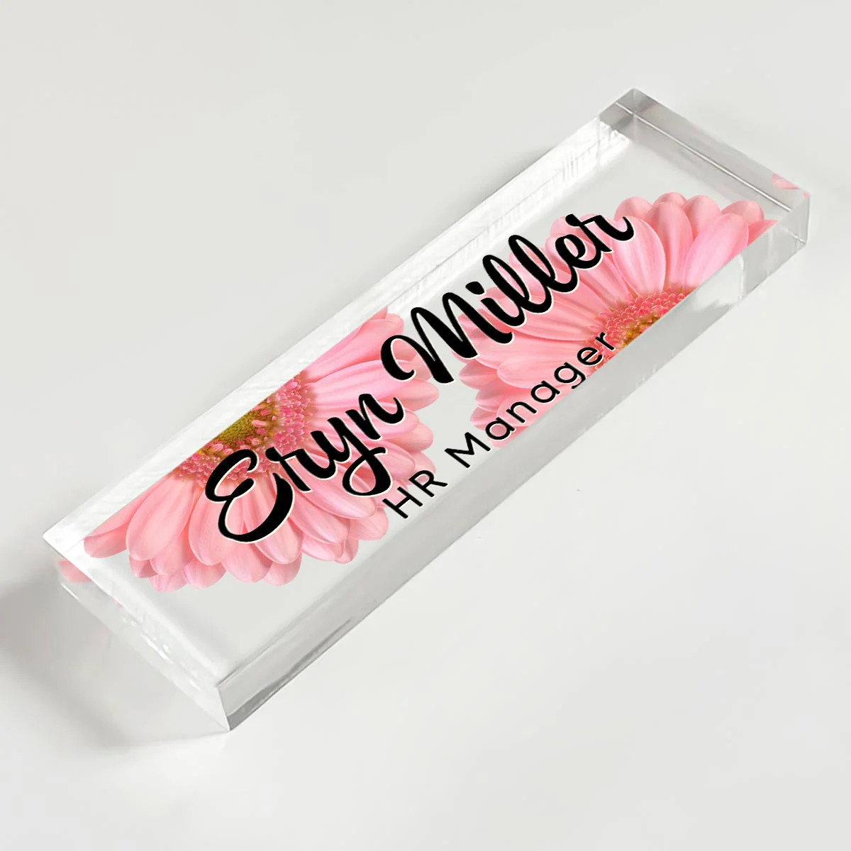 Personalized Office Acrylic Desk Name Plate, Office Desk Decor, Gift For Colleagues, Coworkers, Boss - Image 5