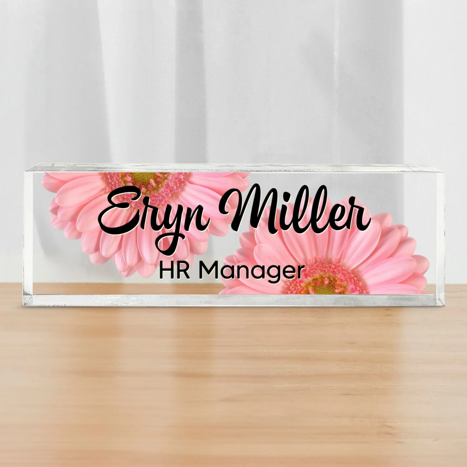 Personalized Office Acrylic Desk Name Plate, Office Desk Decor, Gift For Colleagues, Coworkers, Boss - Image 7