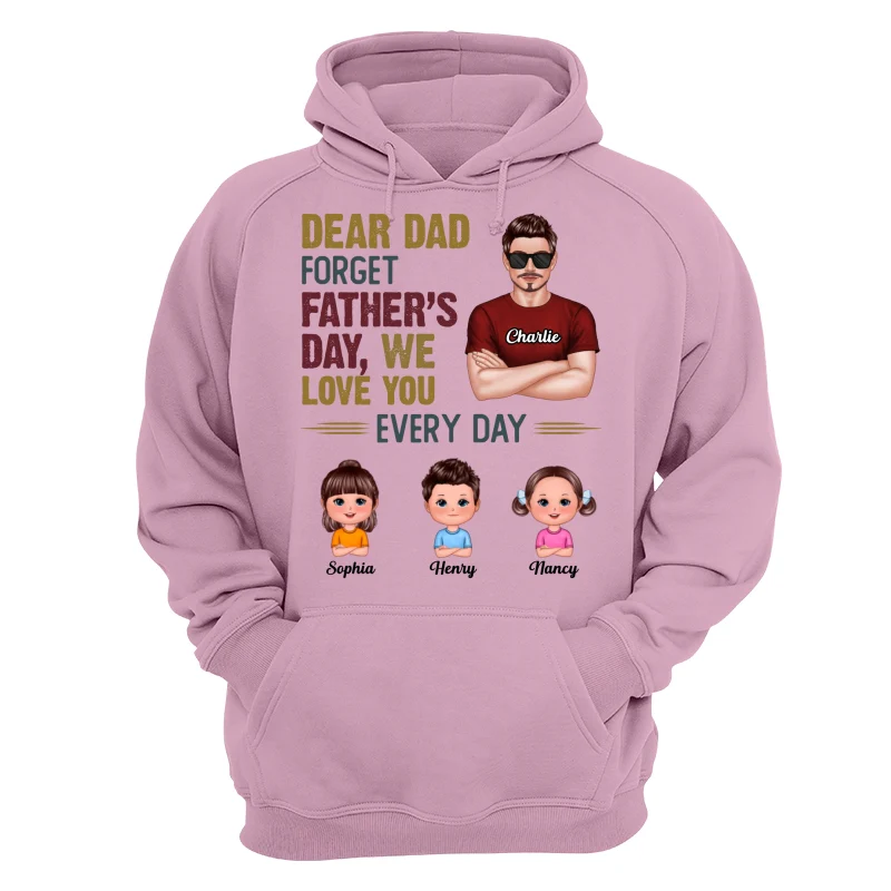 Dear Dad Forget Father‘s Day Man & Doll Kids Personalized Shirt - Image 15