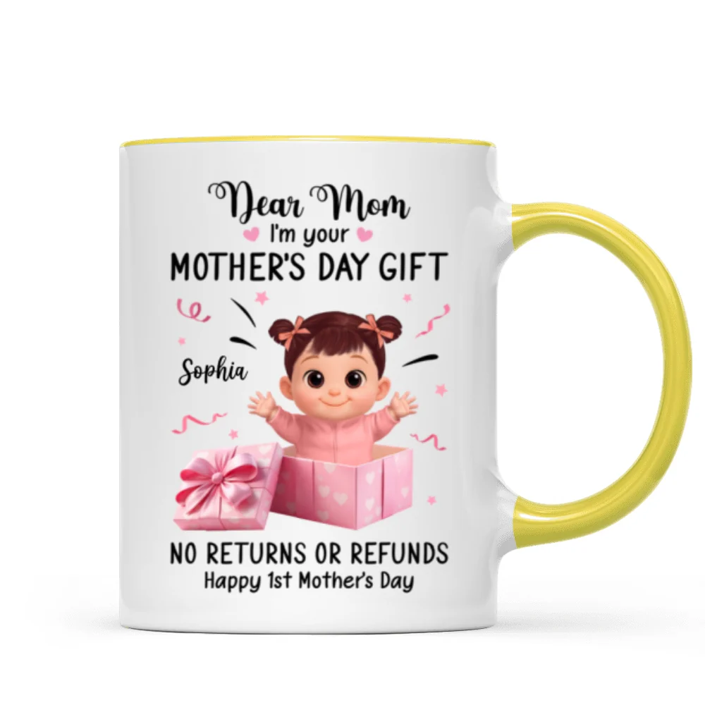 Dear Mom I Am Your Gift - Personalized Mug - Heartflet Gift For Mom - Image 15