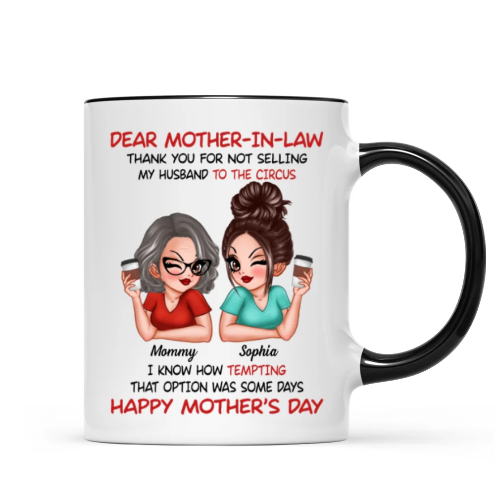 Dear My Mother-in-law Happy Mother's Day Personalized Mug - Image 8