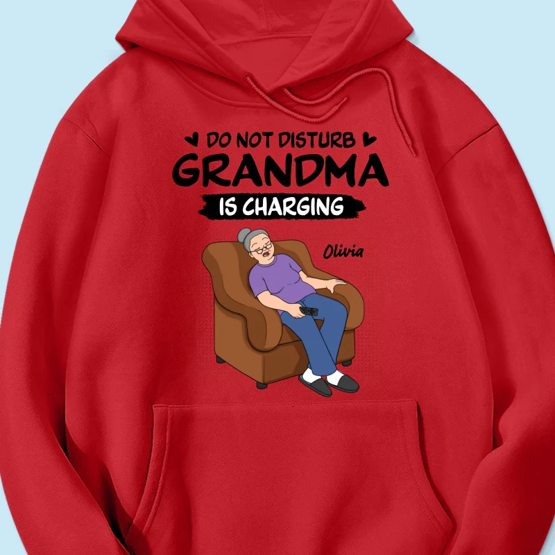 Do Not Disturb Grandma Is Charging - Personalized Shirt - Funny Mother's Day Gift For Grandma, Mom - Image 56