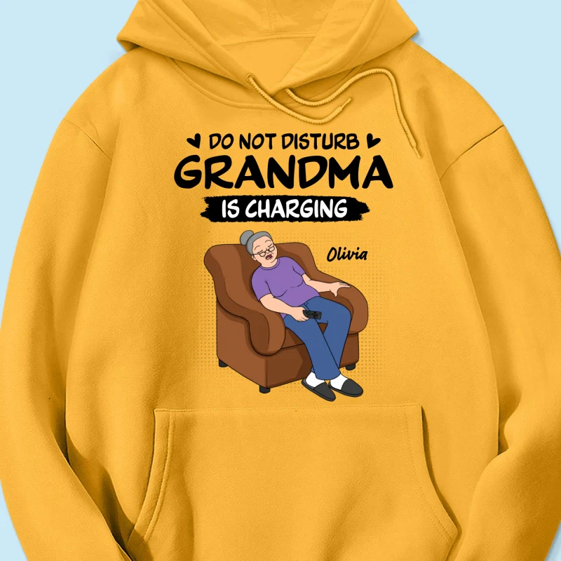 Do Not Disturb Grandma Is Charging - Personalized Shirt - Funny Mother's Day Gift For Grandma, Mom - Image 62