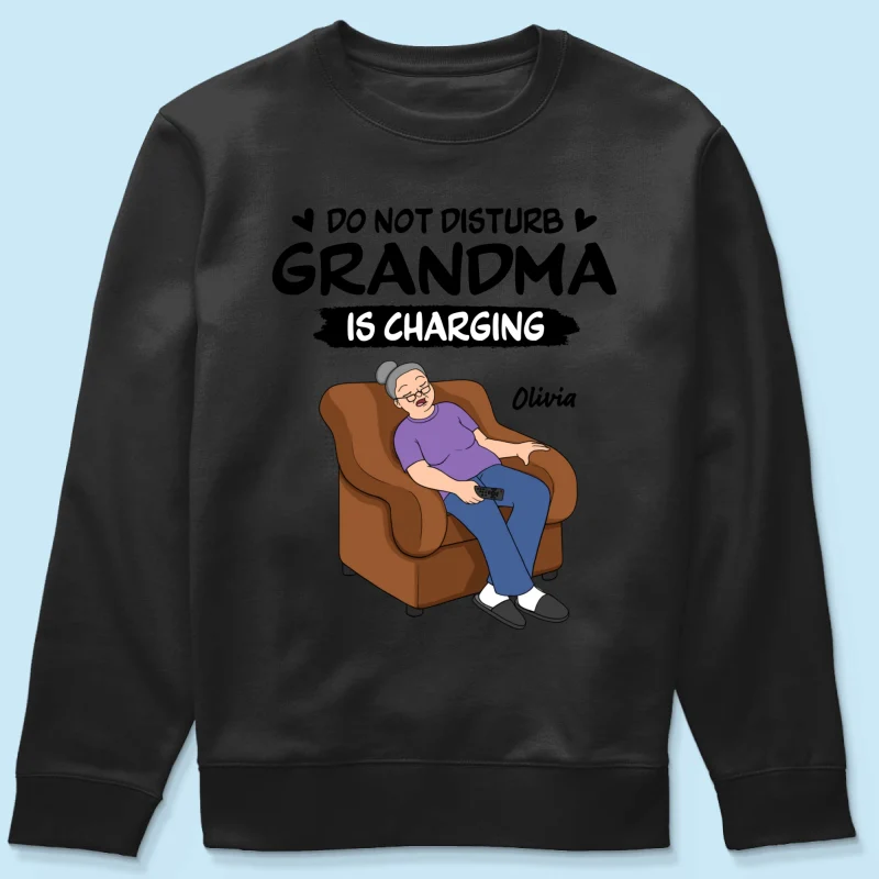 Do Not Disturb Grandma Is Charging - Personalized Shirt - Funny Mother's Day Gift For Grandma, Mom - Image 66