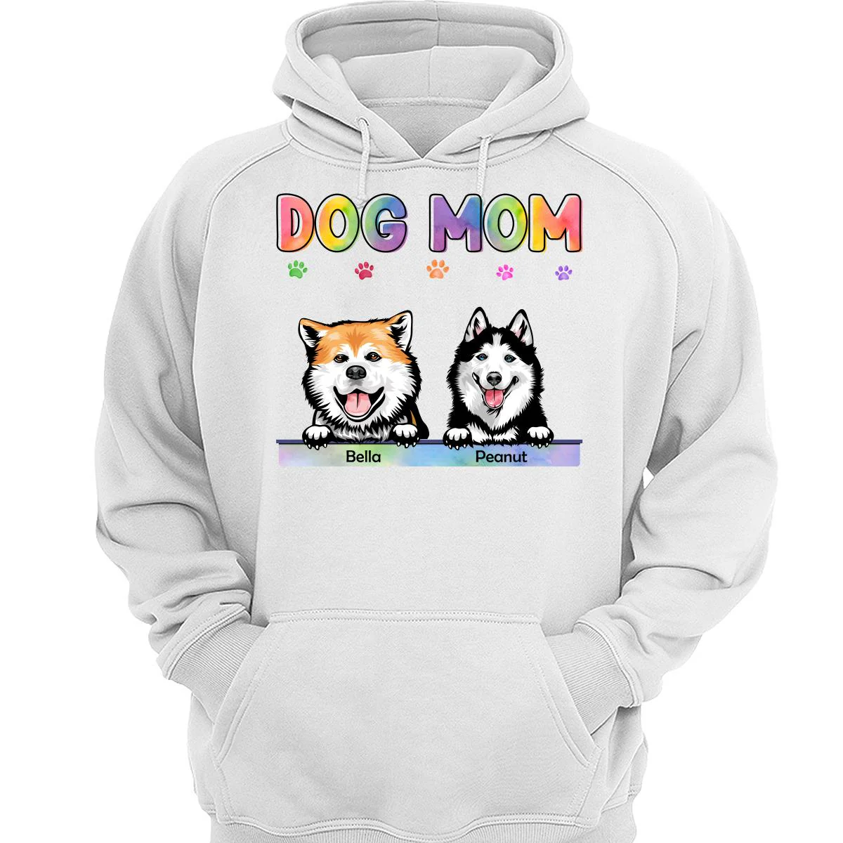 Dog Cat Mom Bright Color Gift For Pet Lover Personalized Shirt - Image 3