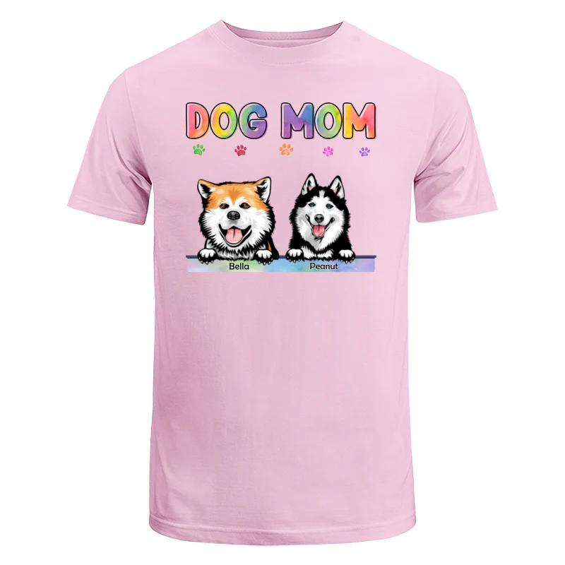 Dog Cat Mom Bright Color Gift For Pet Lover Personalized Shirt - Image 7