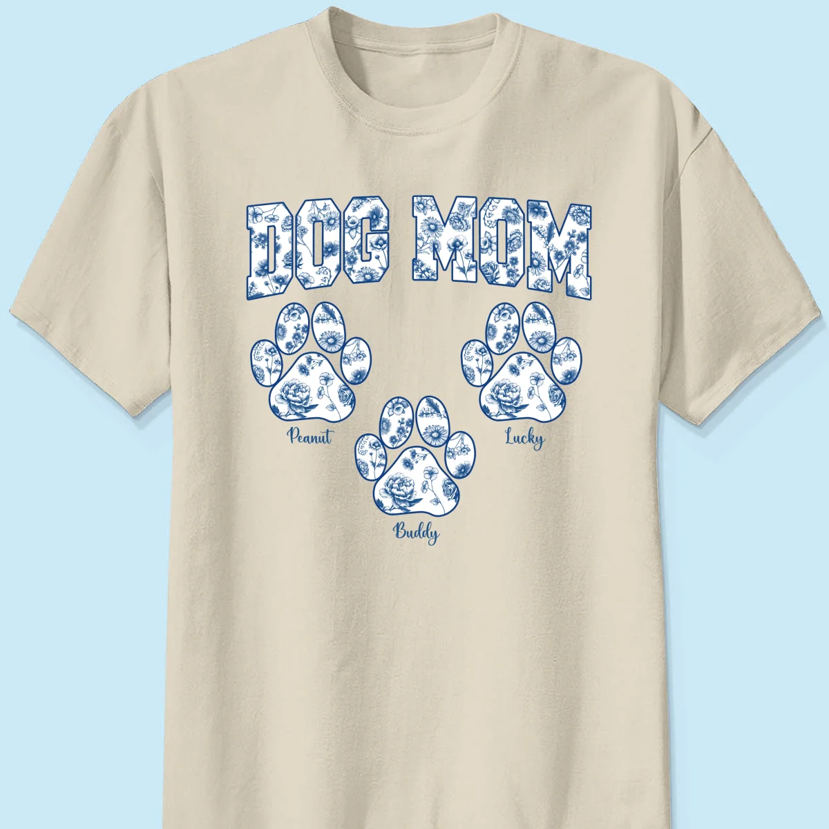 Dog Mom Chinoiserie Coquette Personalized Shirt, Gift for Dog Lovers - Image 13