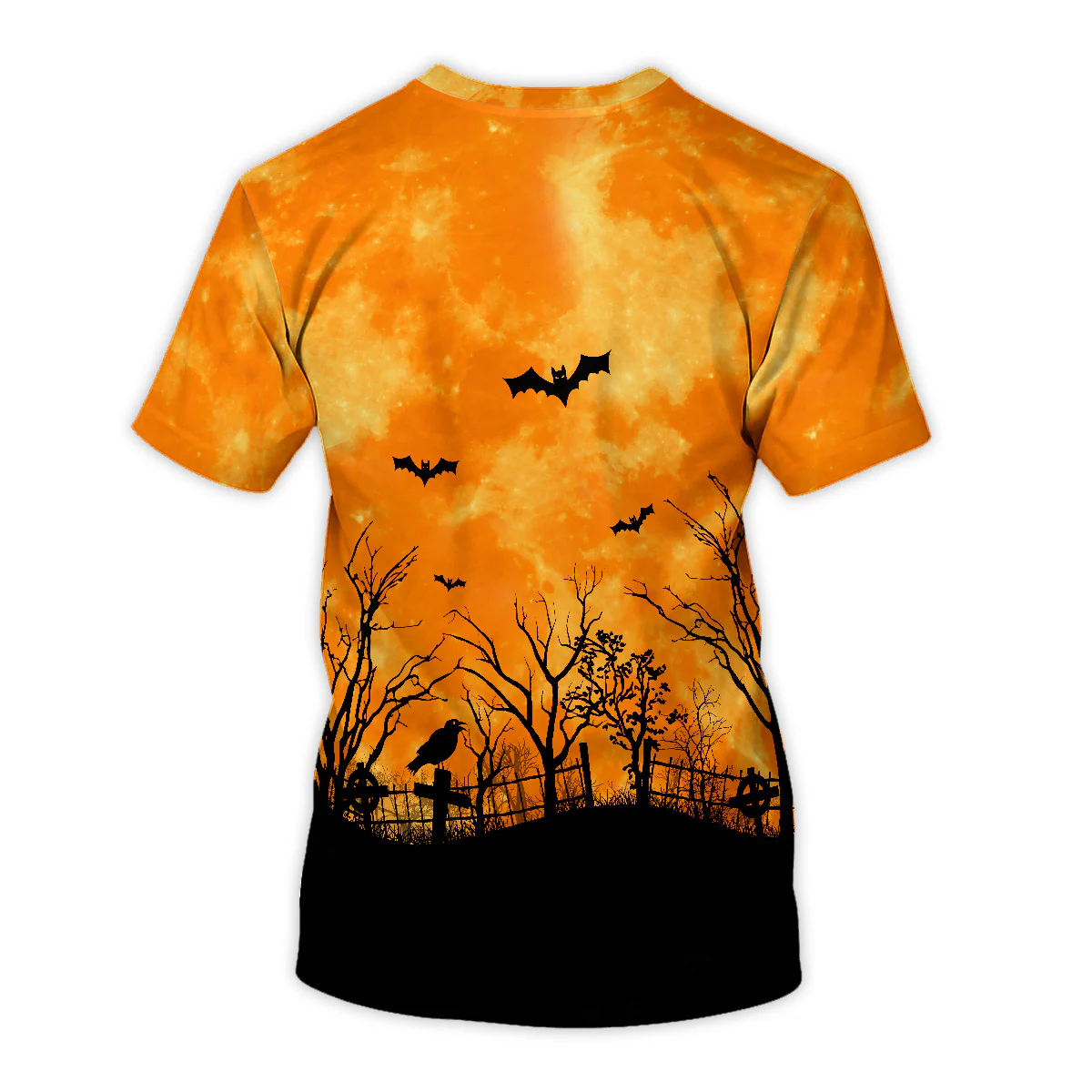 Dog Mom Halloween Moon Light Bat Tree - Personalized 3D Shirt - Image 7