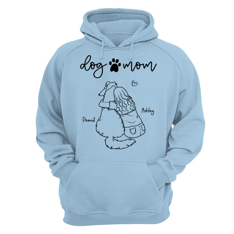 Dog Mom Outline Personalized Shirt - Image 16