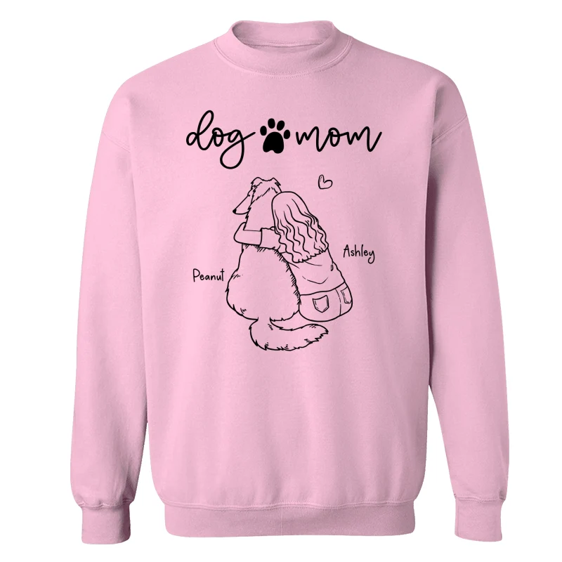 Dog Mom Outline Personalized Shirt - Image 19