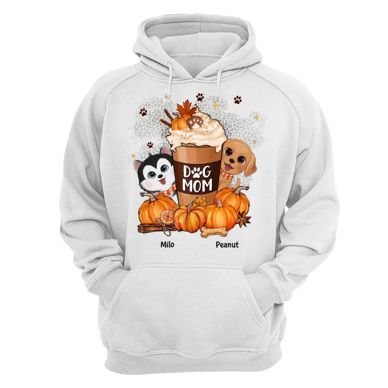 Dog Mom Pumpkin Spice Latte Personalized Shirt - Image 13