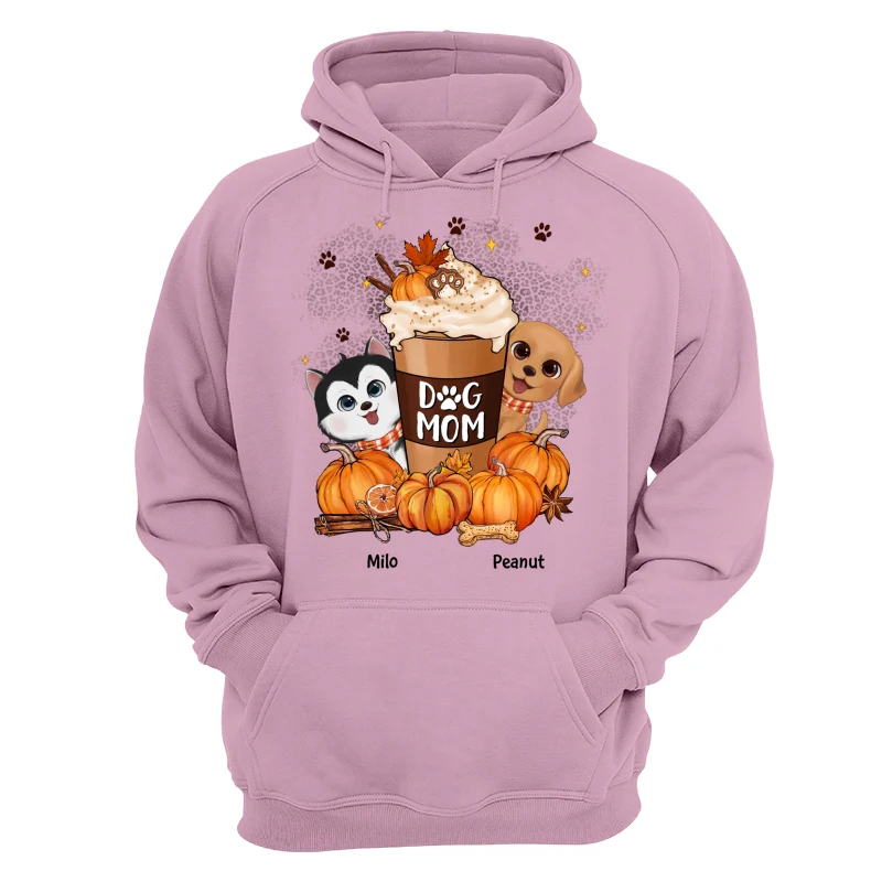 Dog Mom Pumpkin Spice Latte Personalized Shirt - Image 15