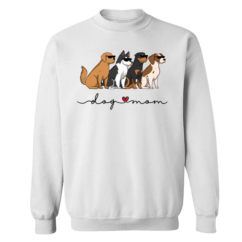 Dog Mom Simple Cool Dog Gift For Dog Lover Personalized Shirt - Image 17