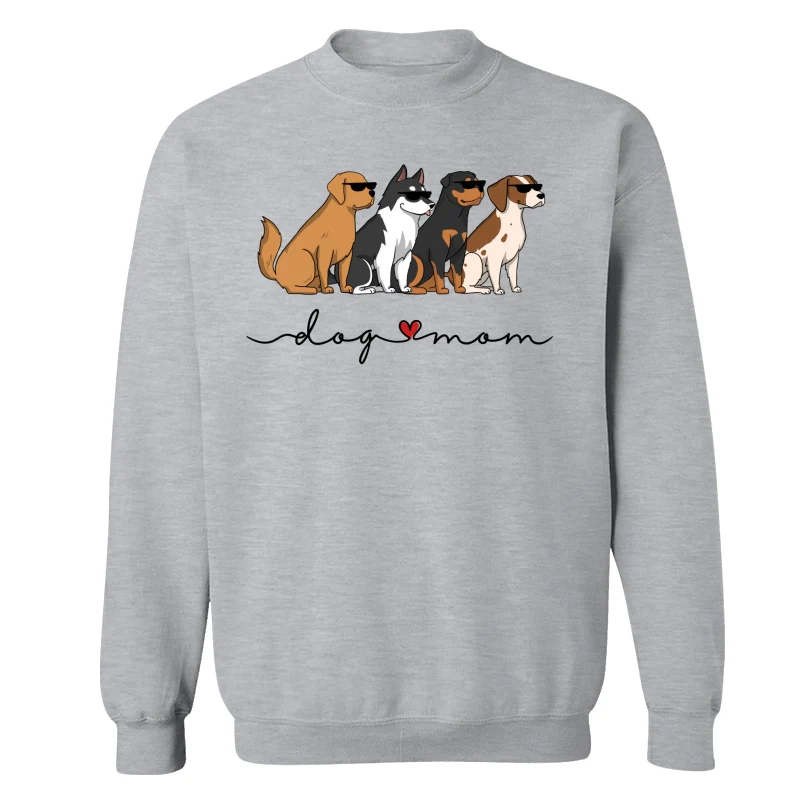 Dog Mom Simple Cool Dog Gift For Dog Lover Personalized Shirt - Image 18