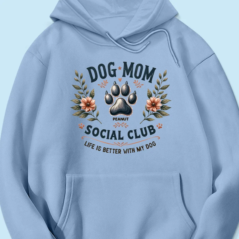Dog Mom Social Club Personalized Shirt, Trendy Gift for Dog Moms - Image 21