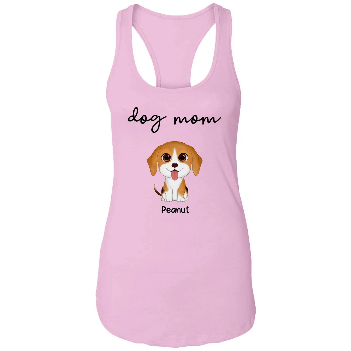 TRENDINGCUSTOM Dog Mom Watercolor Cute Dogs Personalized Tank Top Shirt - Image 12