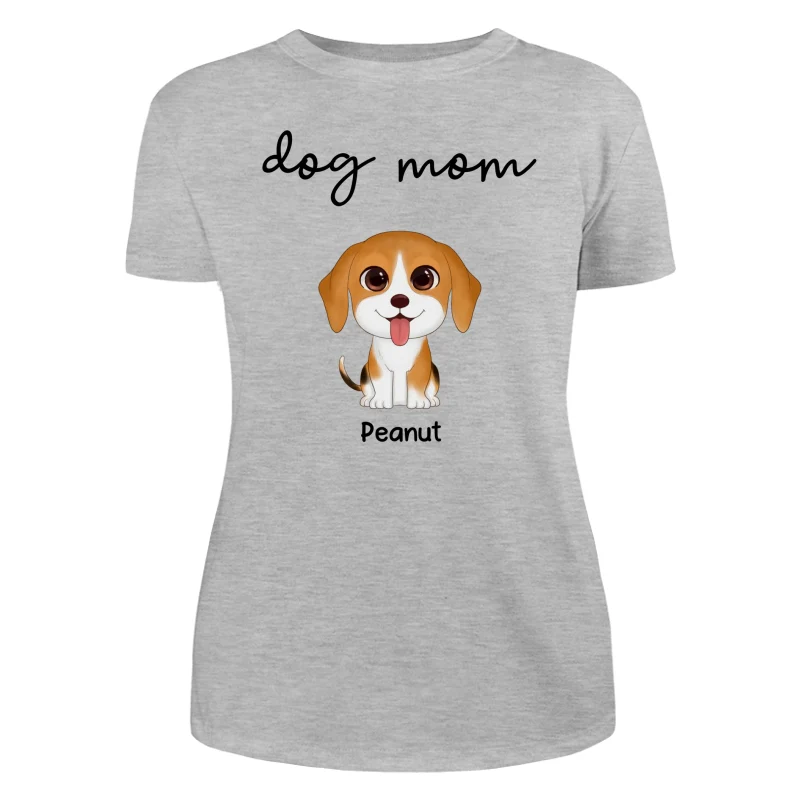 TRENDINGCUSTOM Dog Mom Watercolor Cute Dogs Personalized Tank Top Shirt - Image 18