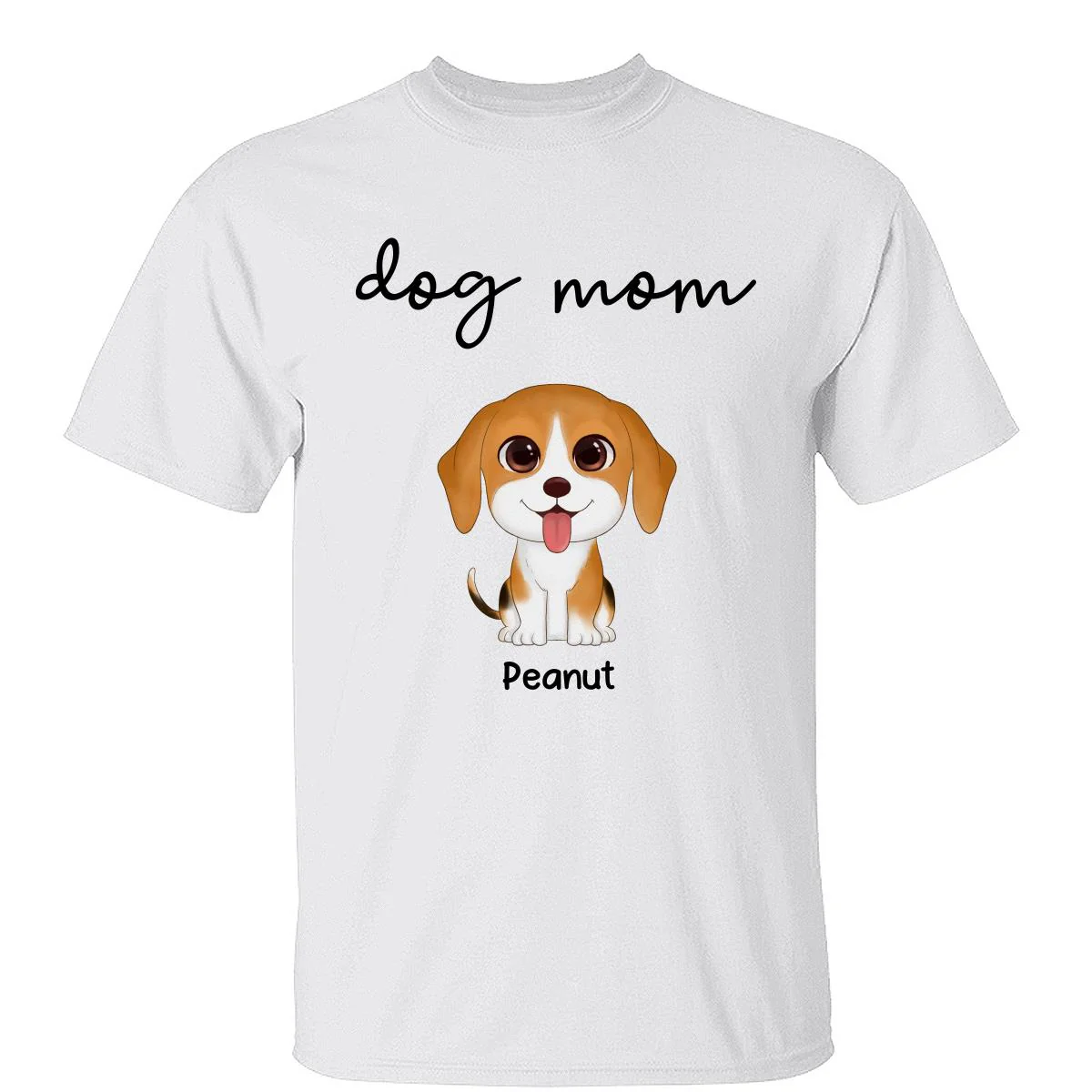 TRENDINGCUSTOM Dog Mom Watercolor Cute Dogs Personalized Tank Top Shirt - Image 3