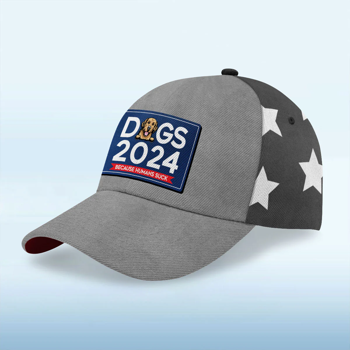 Dogs 2024 Because Humans Suck, Personalized Classic Cap - Image 5