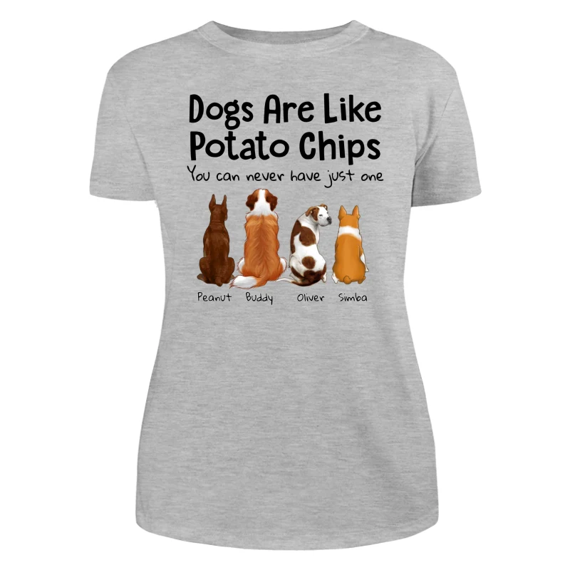 Dogs Cats Like Potato Chips Dog Cat Back View Pet Love Gift Personalized Shirt - Image 10