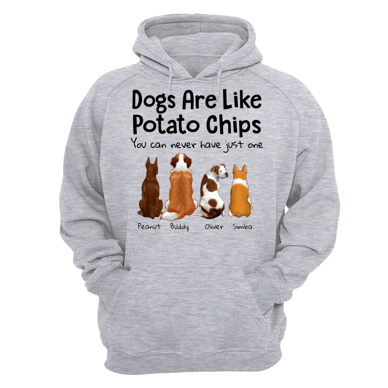 Dogs Cats Like Potato Chips Dog Cat Back View Pet Love Gift Personalized Shirt - Image 14