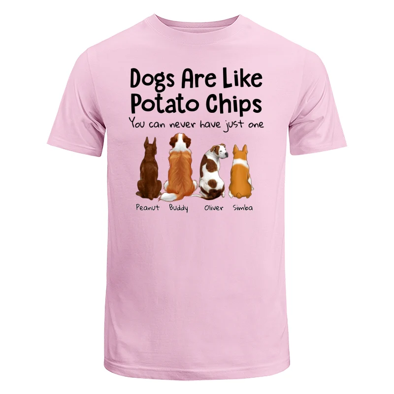 Dogs Cats Like Potato Chips Dog Cat Back View Pet Love Gift Personalized Shirt - Image 7