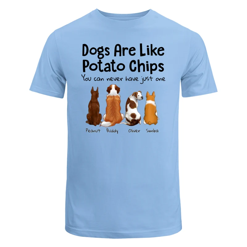 Dogs Cats Like Potato Chips Dog Cat Back View Pet Love Gift Personalized Shirt - Image 8