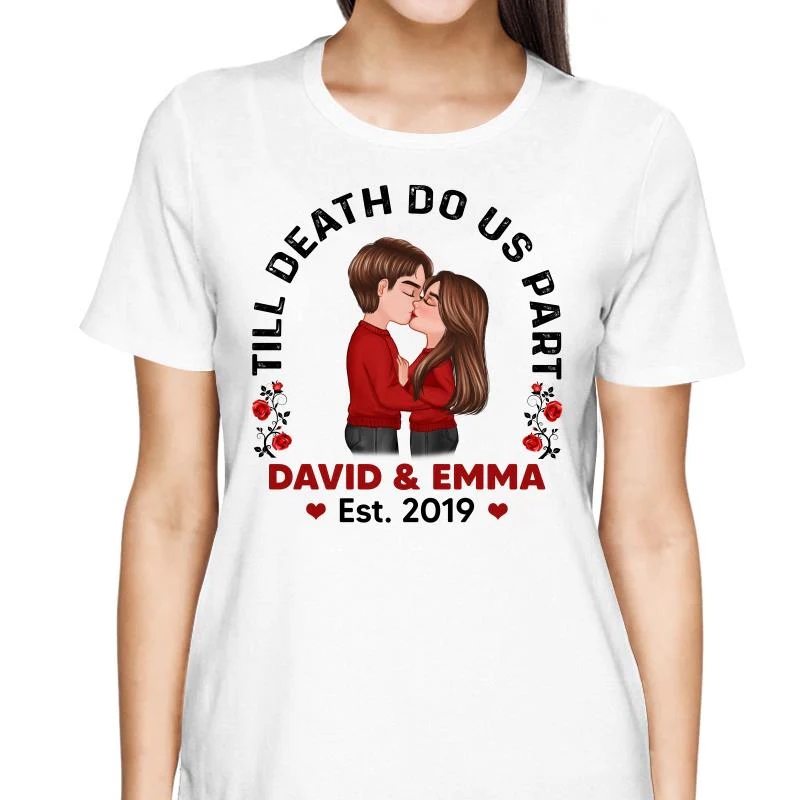 Doll Couple Kissing Together Since Personalized Shirt - Image 2