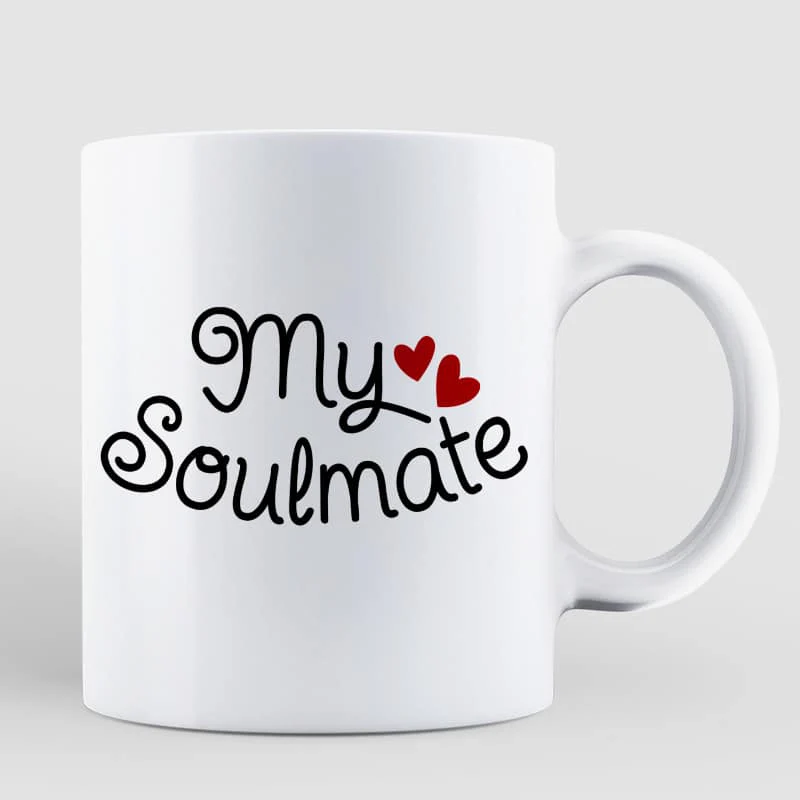 Doll Couple Sitting On Sofa Personalized Mug - Image 2