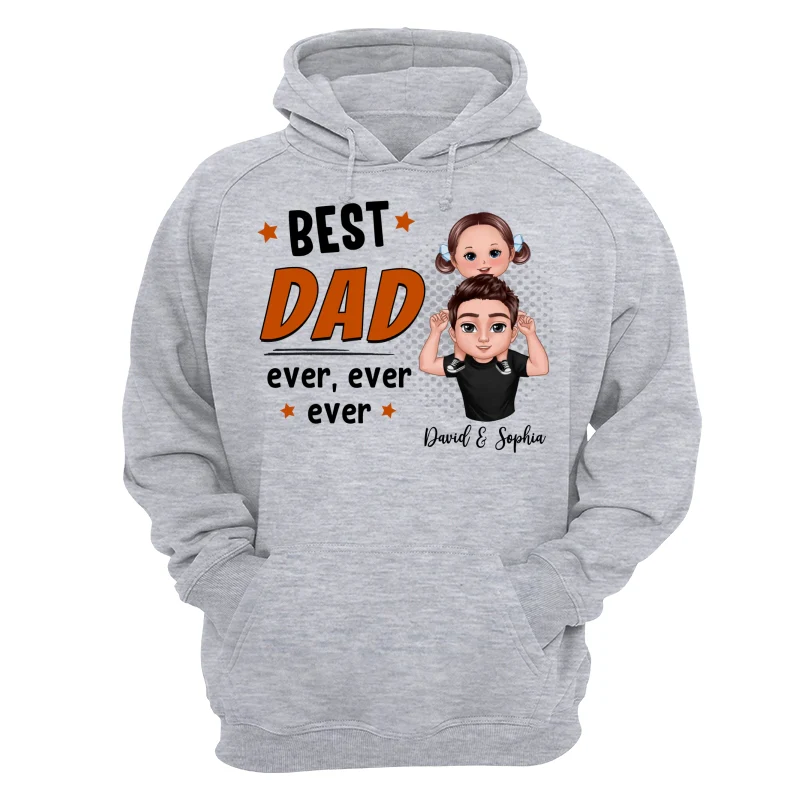 Doll Dad And Kid Piggyback This Dad Belongs To Doll Kids Personalized Shirt - Image 14