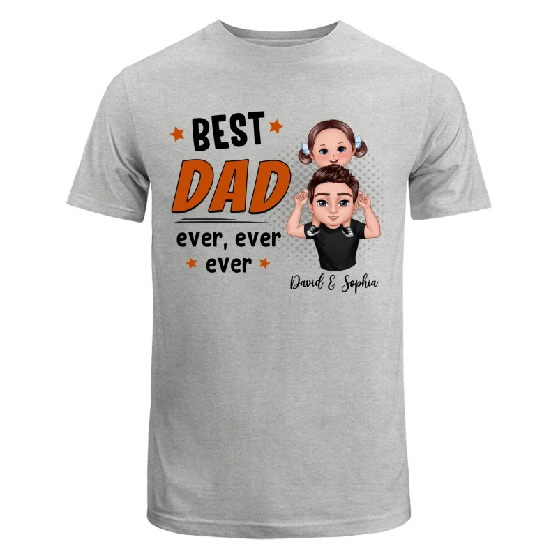 Doll Dad And Kid Piggyback This Dad Belongs To Doll Kids Personalized Shirt - Image 6