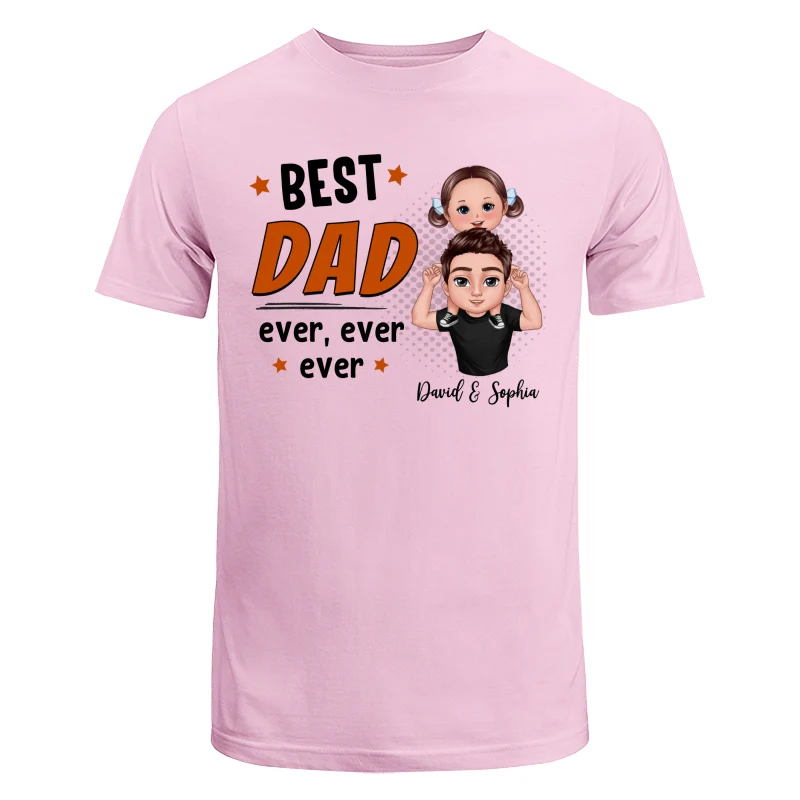 Doll Dad And Kid Piggyback This Dad Belongs To Doll Kids Personalized Shirt - Image 7