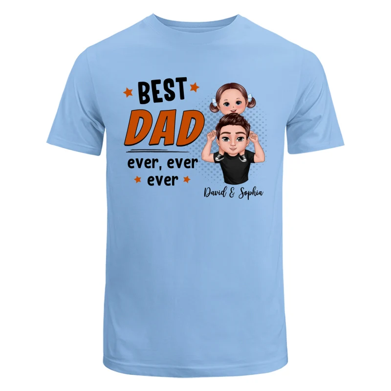 Doll Dad And Kid Piggyback This Dad Belongs To Doll Kids Personalized Shirt - Image 8