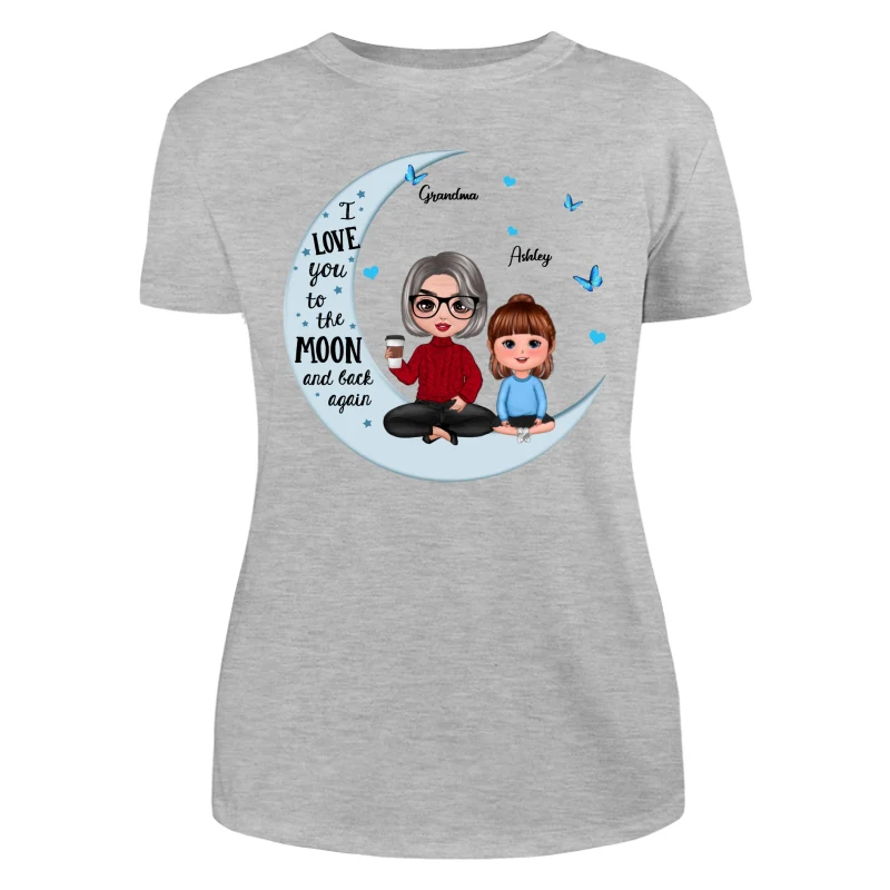 Doll Grandma Grandkids Blue Moon Personalized Shirt - Image 10