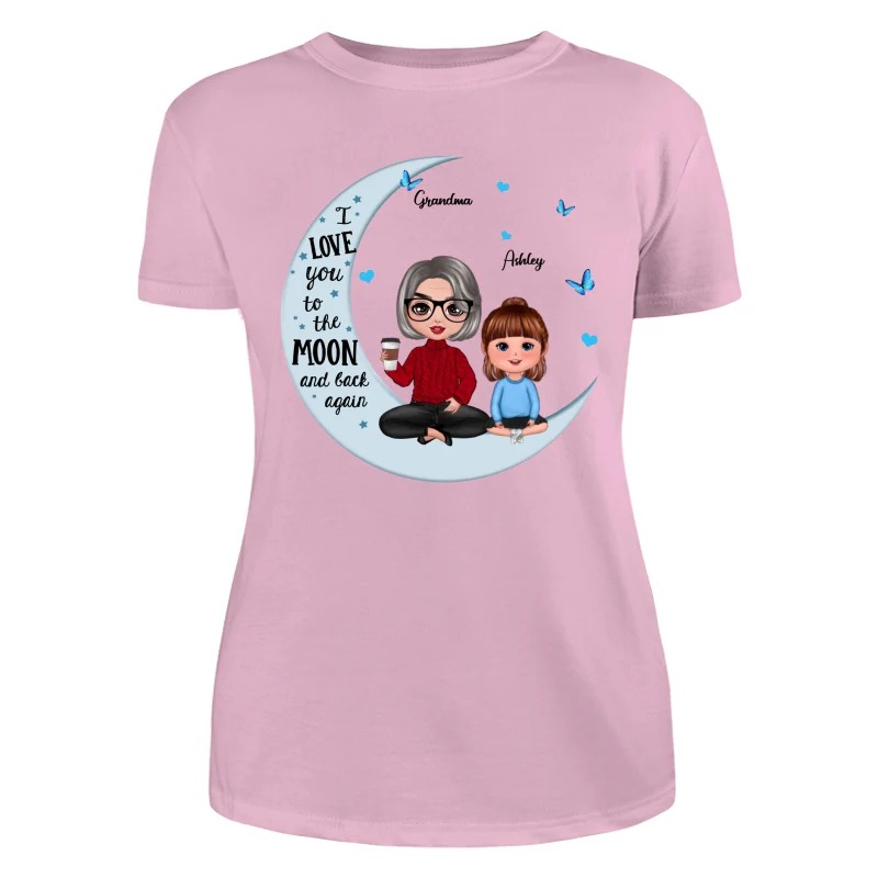 Doll Grandma Grandkids Blue Moon Personalized Shirt - Image 11