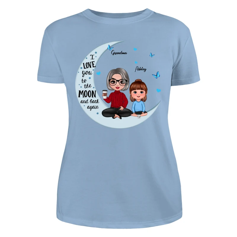 Doll Grandma Grandkids Blue Moon Personalized Shirt - Image 12
