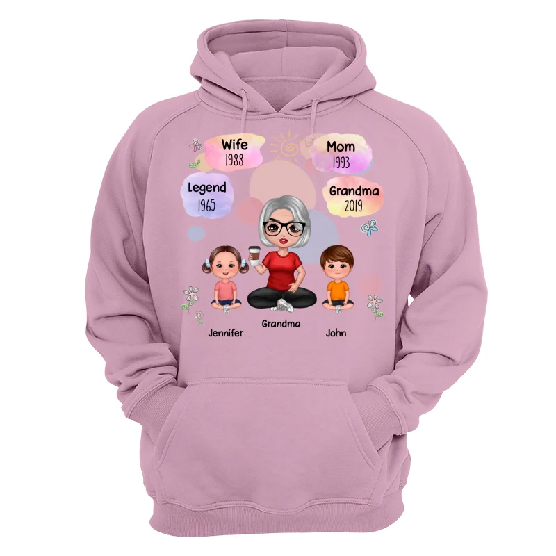 Doll Grandma Grandkids Legend Personalized Shirt - Image 15