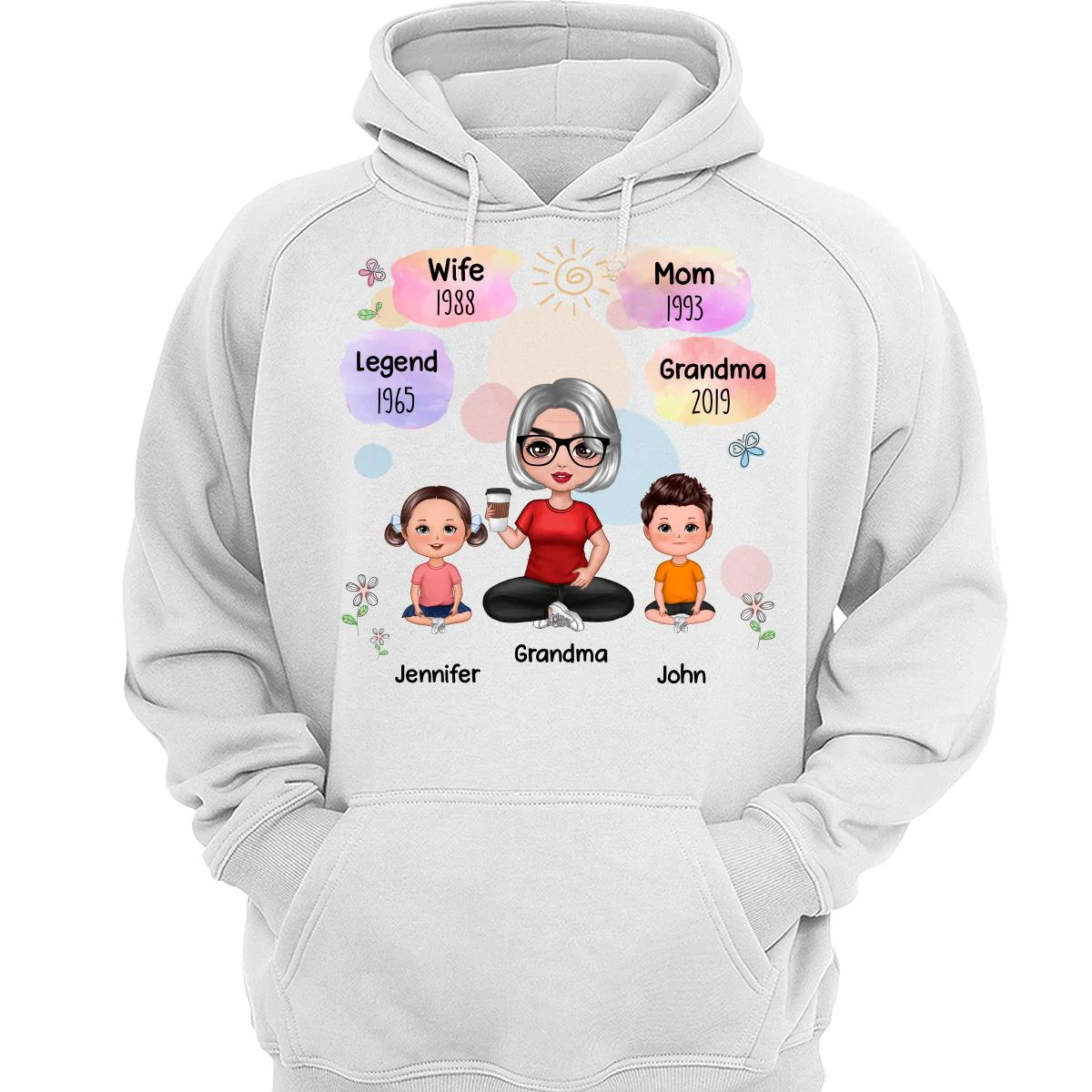 Doll Grandma Grandkids Legend Personalized Shirt - Image 3