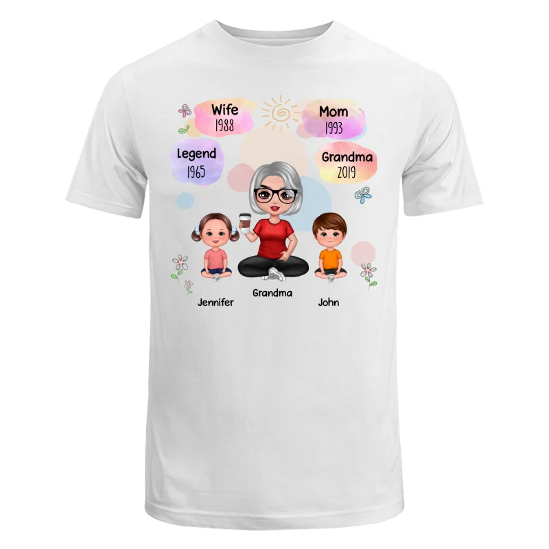Doll Grandma Grandkids Legend Personalized Shirt - Image 5