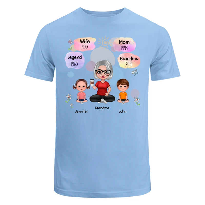 Doll Grandma Grandkids Legend Personalized Shirt - Image 8