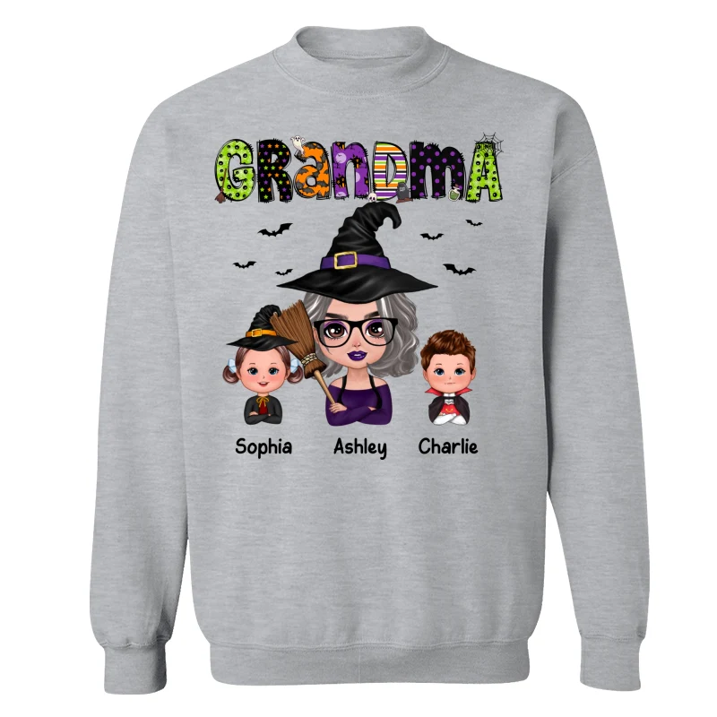 Doll Grandma Halloween Pattern Personalized Shirt - Image 18