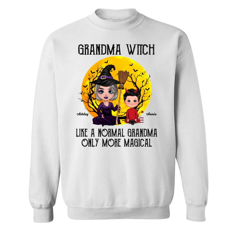 Doll Grandma Witch Like Normal Grandma Only More Magical Personalized Shirt - Image 13
