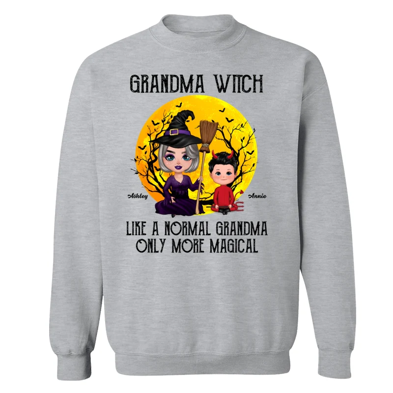 Doll Grandma Witch Like Normal Grandma Only More Magical Personalized Shirt - Image 14