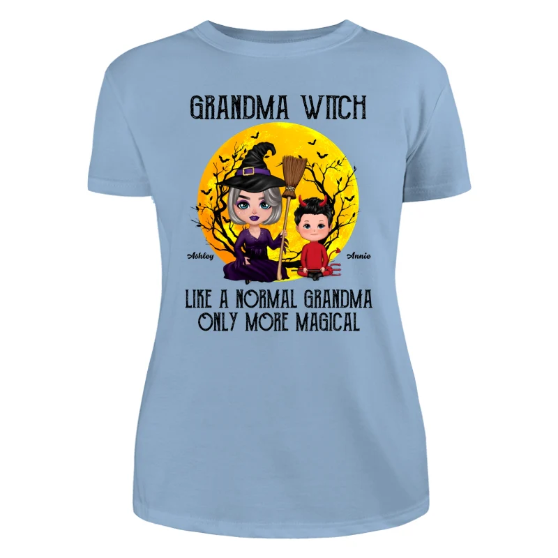 Doll Grandma Witch Like Normal Grandma Only More Magical Personalized Shirt - Image 8