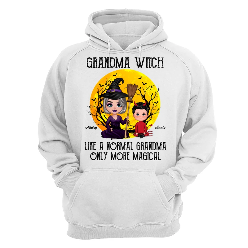 Doll Grandma Witch Like Normal Grandma Only More Magical Personalized Shirt - Image 9