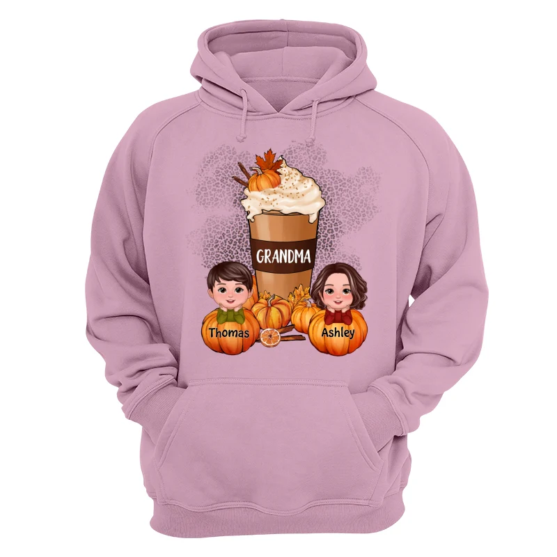 Doll Kids Grandma Mom Pumpkin Spice Latte Personalized Shirt - Image 15