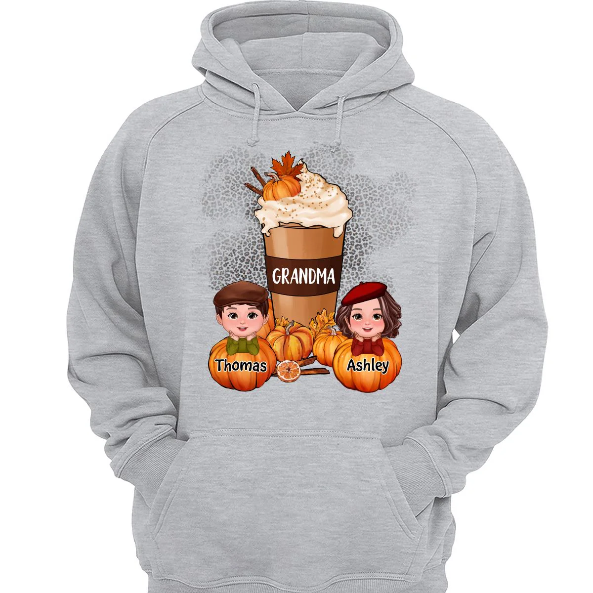 Doll Kids Grandma Mom Pumpkin Spice Latte Personalized Shirt - Image 3