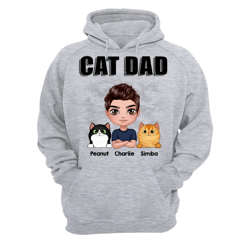 Doll Man Cat Dad Gift For Cat Lovers Personalized Shirt - Image 14