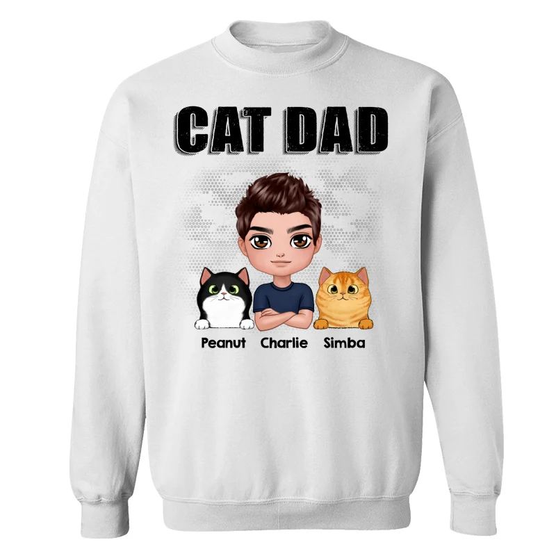 Doll Man Cat Dad Gift For Cat Lovers Personalized Shirt - Image 17