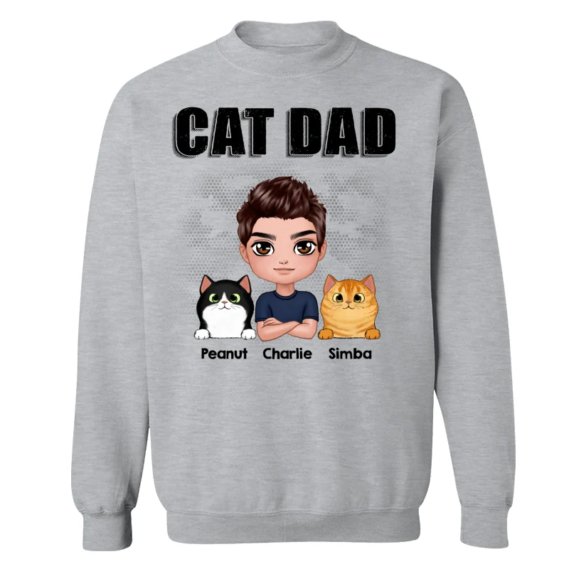 Doll Man Cat Dad Gift For Cat Lovers Personalized Shirt - Image 18